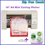 10 Mini Desktop Vinyl Cutter Cutting Plotter Sign Making & Artcut 2009 Software