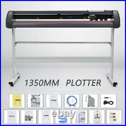 1350mm/53 Plotter Cutting Machine Vinyl Plotter Cutter withSoftware + Supplies
