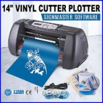 14 VINYL CUTTER SIGN PLOTTER CUTTING With SIGNMASTER CUT BASIC SOFTWARE 3 BLADES