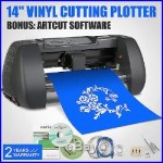 14 Vinyl Cutting Plotter Sign Cutter Artcut Software Making Kit Usb Port Pro