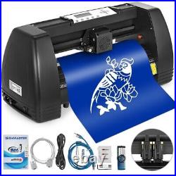 14'' Vinyl Cutter Plotter Machine 350mm Paper Feed Software Sign Sticker Making