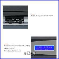 14 Vinyl Cutter Plotter WithSoftware+Supplies LCD + 12x10 Heat Press Machine