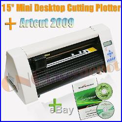 15 Redsail Desktop Vinyl Cutter Cutting Plotter RS500C With Artcut2009 Software
