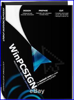 2012 cutting software WINPCSIGN PRO any Vinyl Cutter Plotter UScutter, Graphtec