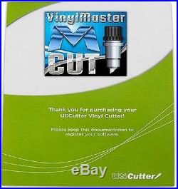 24-Inch Vinyl Cutter Design Contour Software Adjustment Force Speed Art Craft