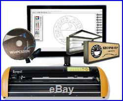 24 Vinyl Cutter GCC II Expert & Sign making software cut arts & lettering