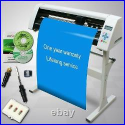 24 Vinyl Cutter Plotter Sign Cutting Machine with Stand and Software LCD Screen
