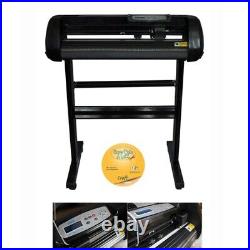 24in 500g Cutting Plotter Vinyl Cutter with Craftedge Software &Stand Heat Press