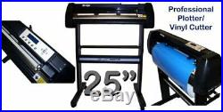 25 Vinyl Cutter With Stand With Cutter Software New- Wideimagesolutions
