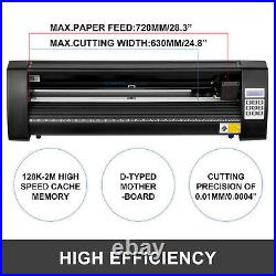 28/34 Vinyl Cutter Plotter Sign Cutting Machine Software 3/20 Blade LCD Screen