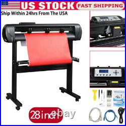 28 Inch 720mm Paper Feed Vinyl Plotter Cutter Machine With Stand, Software Fast