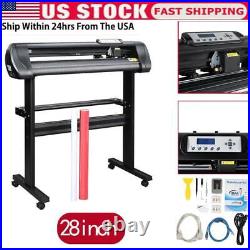 28 Inch 720mm Paper Feed Vinyl Plotter Cutter Machine With Stand, Software US