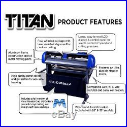 28 Inch TITAN Vinyl Cutter Professional Sign Maker + Free Design/Cut Software