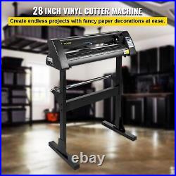 28 Inch Vinyl Cutter/Plotter Sign Cutting Machine Software 3 Blades LCD