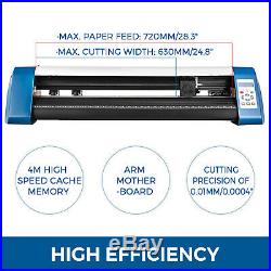 28 Inch Vinyl Cutter Sign Maker + Free Design/Cut Software Automatic positioning