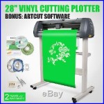 28 Sign Sticker Vinyl Cutter Cutting Plotter+Artcut Software With Stand