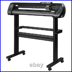 28 Vinyl Cutter Plotter Sign Cutting Machine with Software+3 Blades&LCD screen