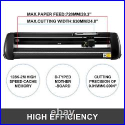 28 Vinyl Cutter Plotter Sign Cutting Machine withSoftware 720mm Paper Feed