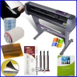 28-inch Vinyl Cutter Value Sign Making Bundle with Design and Cut Software