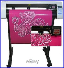 30 Vinyl Cutter for Rhinestone template + Lettering+ 2014 PRO software + Extra