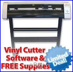 31 Vinyl Cutter Machine withSoftware Vinly Sign Plotter Great Starter Bundle Kit1