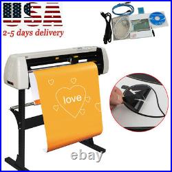 33 Electric Vinyl Cutter Plotter Sign Cutting Making Tool Machine w Software