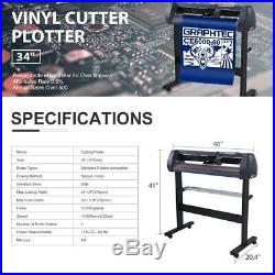 34 87cm Sign Sticker Vinyl Cutter with Software Vinyl Cutting Plotter Machine