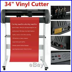 34 Cutter Vinyl Cutter / Plotter Sign Cutting Machine withSoftware + Supplies TO