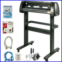 34 Inch Vinyl Cutter Plotter Machine with Stand Signmaster Software 720mm Paper