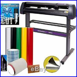 34 MH-871 Vinyl Cutter Value Kit with Design & Cut Software + Supplies + Tools
