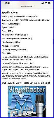 34 USCutter Vinyl Cutter / Plotter, Sign Cutting Machine withSoftware + Supplies