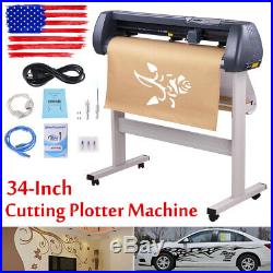 34'' Vinyl Cutter Cutting Plotter Machine Sign Plotter Equipment with Software