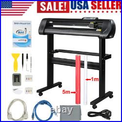 34 Vinyl Cutter Plotter Cutting Sign Machine for Diy Sign WithSoftware & Stand US