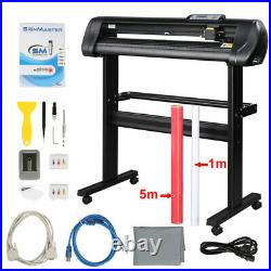 34 Vinyl Cutter Plotter Cutting Sign Machine for Diy Sign WithSoftware & Stand US