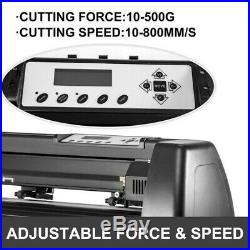34 Vinyl Cutter Plotter Sign Cutting Machine Decals Sticker Software Supplies