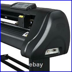 34 Vinyl Cutter Plotter Sign Cutting Machine Printer LCD with Software + 6 Blades