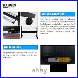 34 Vinyl Cutter / Plotter, Sign Cutting Machine Software+3 Blades LCD screen