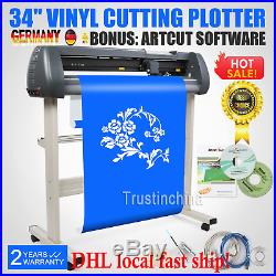 34 Vinyl Cutter Sign Cutting Plotter Machine Cut Software Printing Bundle Kits