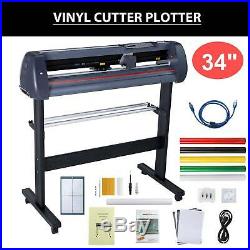 34 Vinyl Cutter Sign Plotter Cutting with Cut Basic Software 3 Blades+ Supplies