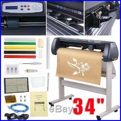34 Vinyl Cutter Sign Plotter Cutting with Signmaster Cut Basic Software 3 Blades