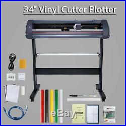 34 Vinyl Cutter Sign Plotter Cutting with Signmaster Cut Basic Software 3 Blades