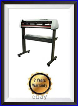 34 Vinyl Cutter With Stand With Cutter Software New + 2 Years Warranty