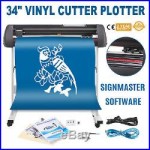 34 Vinyl Cutting Plotter Sign Cutter T-shirt Usb Port Sign Master Software