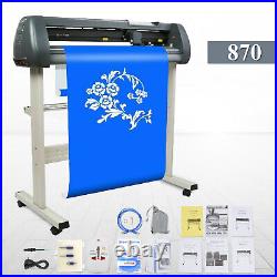34in Vinyl Cutter Machine Software Pattern Graphics Letters Cut Sticker Printer