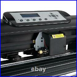 34in Vinyl Cutter Plotter Sign Cutting Machine Printer LCD Screen Software Tools