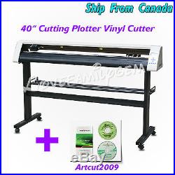 40'' Vinyl Cutter Cutting Plotter Sign Cutting Machine With Artcut2009 Software