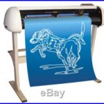 49 Large Car Sticker Vinyl Cutters Plotter RS-232 Automatic Output + Software