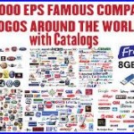 50,000 EPS FAMOUS COMPANY LOGOS Vinyl Plotter / Cutter, Signs, Image Clip Art