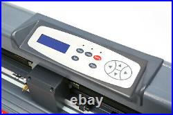 53 1350mm Vinyl Cutter/Plotter Sign Cutting Machine Software 3 Blade LCD Screen