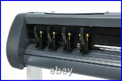 53 1350mm Vinyl Cutter/Plotter Sign Cutting Machine Software 3 Blade LCD Screen